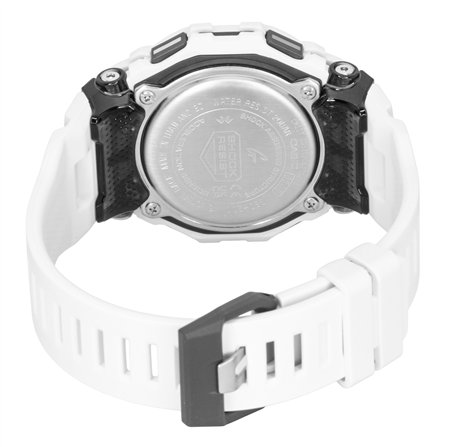 Casio G-Shock G-Squad Digital Smartphone Link White Resin Strap Quartz GBD-200-7 200M Men’s Watch - GBD-200-7
