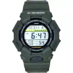 Casio G-Shock Digital Bio-Based Green Resin Strap Black Dial Quartz GD-010-3 200M Men's Watch