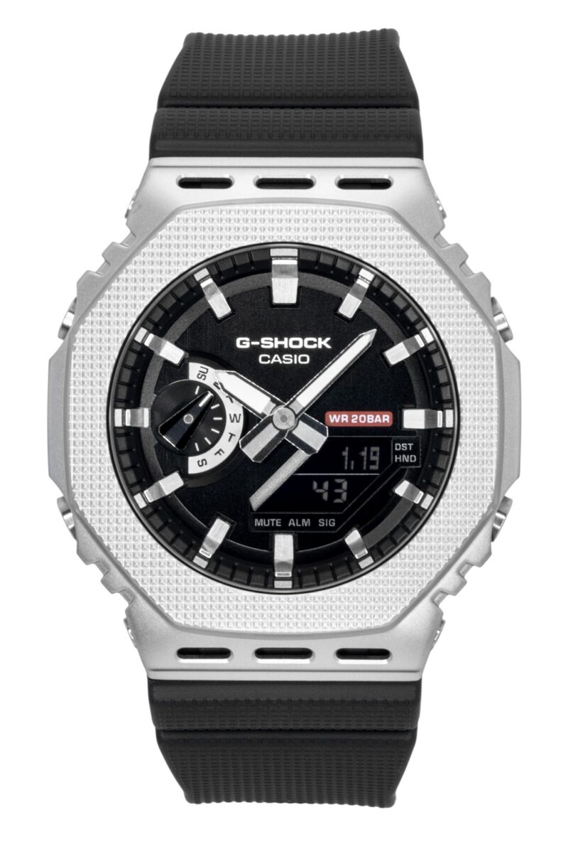 Casio G-Shock G-Steel Analog Digital Bio-Based Resin Strap Black Dial Quartz GM-2100M-1A 200M Men's Watch