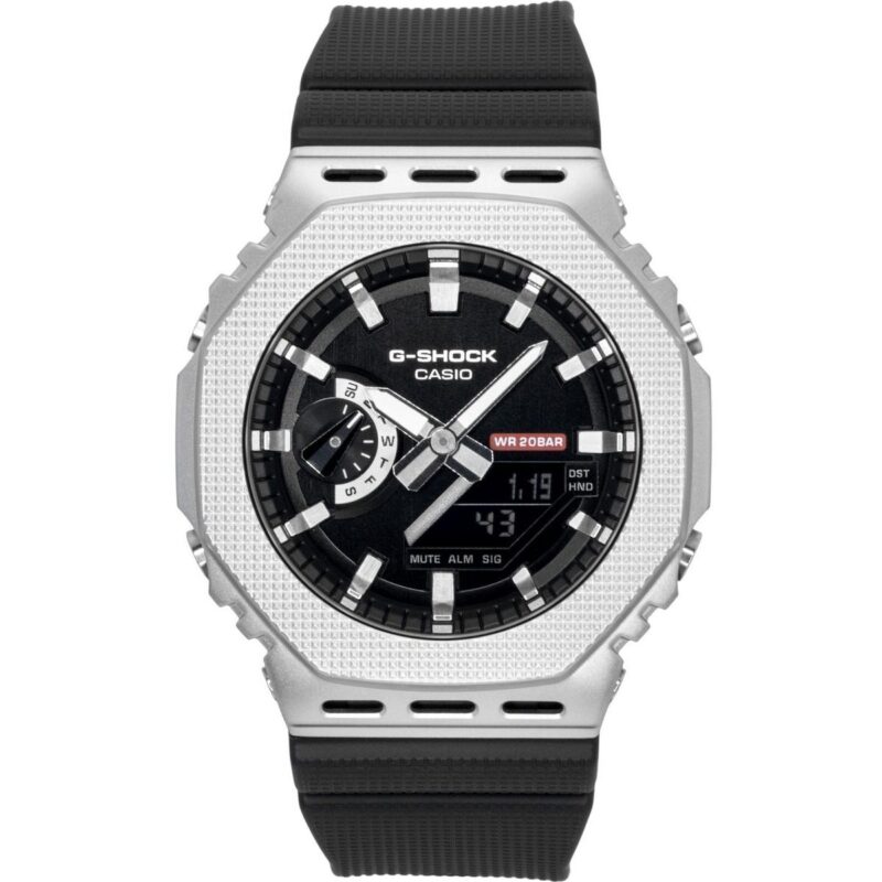 Casio G-Shock G-Steel Analog Digital Bio-Based Resin Strap Black Dial Quartz GM-2100M-1A 200M Men's Watch