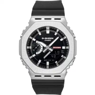 Casio G-Shock G-Steel Analog Digital Bio-Based Resin Strap Black Dial Quartz GM-2100M-1A 200M Men's Watch Casio G-Shock G-Steel Analog Digital Bio-Based Resin Strap Black Dial Quartz GM-2100M-1A 200M Men's Watch