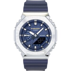 Casio G-Shock G-Steel Analog Digital Limited Edition Blue Dial Quartz GM-2110SH-2A 200M Men's Watch