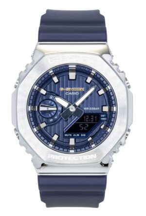 Casio G-Shock G-Steel Analog Digital Limited Edition Blue Dial Quartz GM-2110SH-2A 200M Men's Watch
