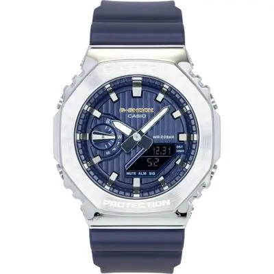 Casio G-Shock G-Steel Analog Digital Limited Edition Blue Dial Quartz GM-2110SH-2A 200M Men's Watch