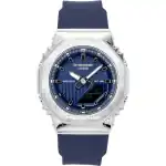 Casio G-Shock Analog Digital Limited Edition Bio-Based Resin Blue Dial Quartz GM-S2110SH-2A 200M Women's Watch