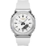Casio G-Shock Analog Digital Limited Edition Bio-Based Resin Strap White Dial Quartz GM-S2110SH-7A 200M Women's Watch