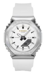 Casio G-Shock Analog Digital Limited Edition Bio-Based Resin Strap White Dial Quartz GM-S2110SH-7A 200M Women's Watch