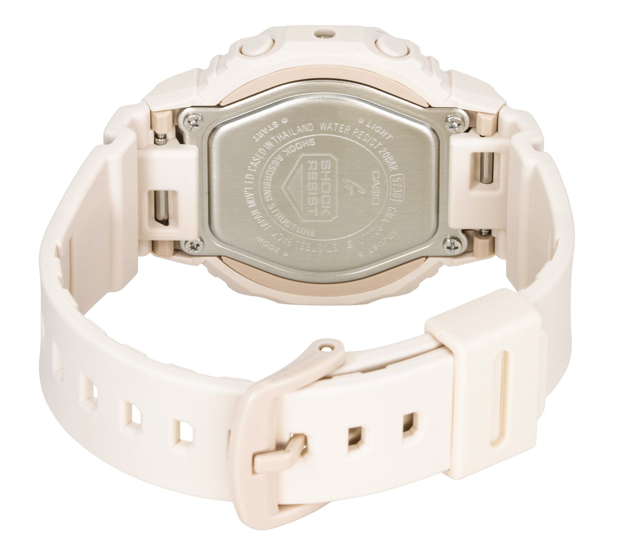 Casio G-Shock Analog Digital Bio-Based Resin Strap Beige Dial Quartz GMA-P2110-4A 200M Women's Watch