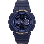 Casio G-Shock Analog Digital Bio-Based Resin Blue Dial Quartz GMA-S140-2A2 200M Women's Watch
