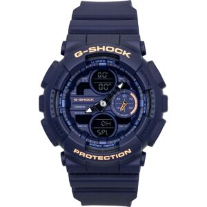 Casio G-Shock Analog Digital Bio-Based Resin Blue Dial Quartz GMA-S140-2A2 200M Women's Watch