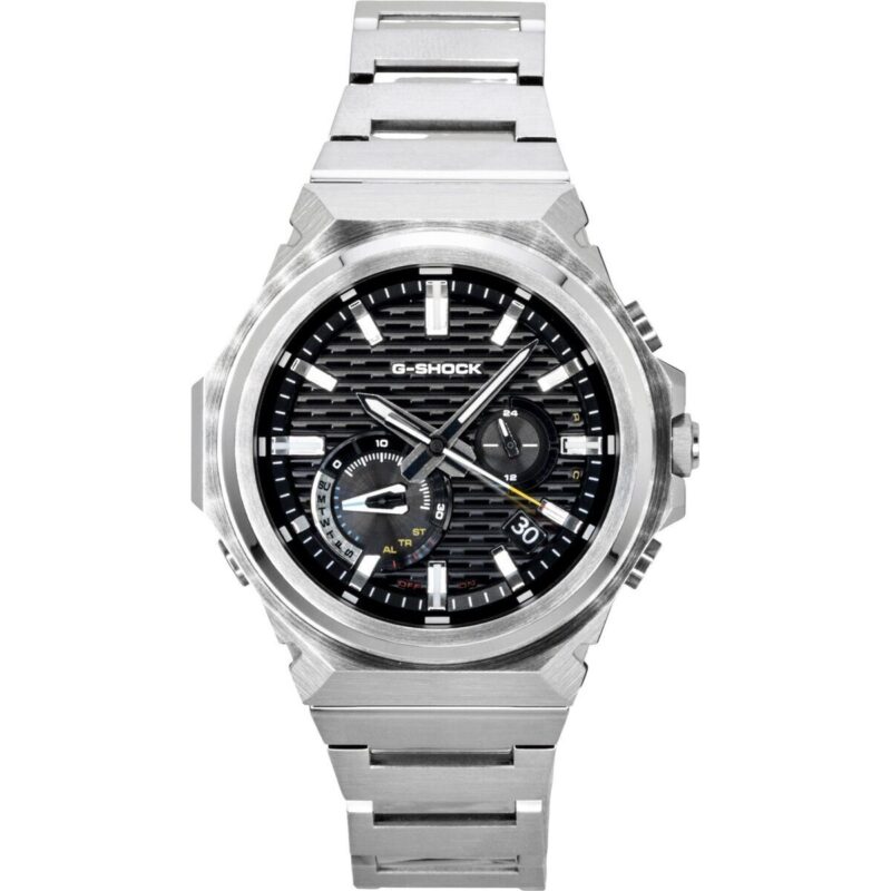 Casio G-Shock G-Steel Analog Smartphone Link Stainless Steel Black Dial Solar GST-B1000D-1A 200M Men's Watch