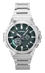 Casio G-Shock G-Steel Analog Smartphone Link Stainless Steel Green Dial Solar GST-B1000D-3A 200M Men's Watch
