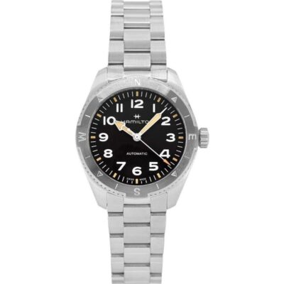 Hamilton Khaki Field Expedition Stainless Steel Black Dial Automatic H70315130 100M Men's Watch