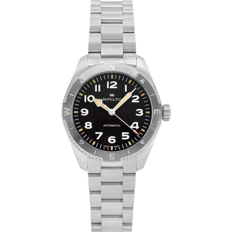 Hamilton Khaki Field Expedition Stainless Steel Black Dial Automatic H70315130 100M Men's Watch