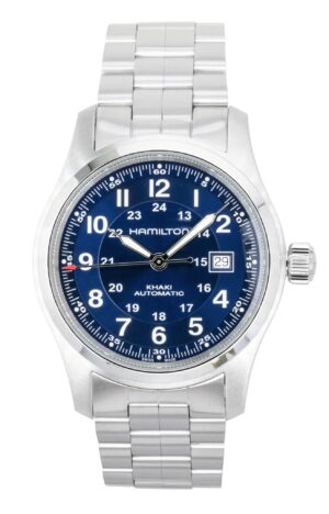 Hamilton Khaki Stainless Steel Blue Dial Automatic H70605140 100M Men's Watch
