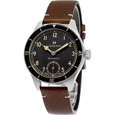 Hamilton Khaki Aviation Pilot Pioneer Black Dial Mechanical H76719530 100M Men's Watch