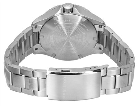 Hamilton Khaki Navy Scuba GMT Stainless Steel Silver Dial Automatic Diver’s H82555150 300M Men’s Watch - H82555150