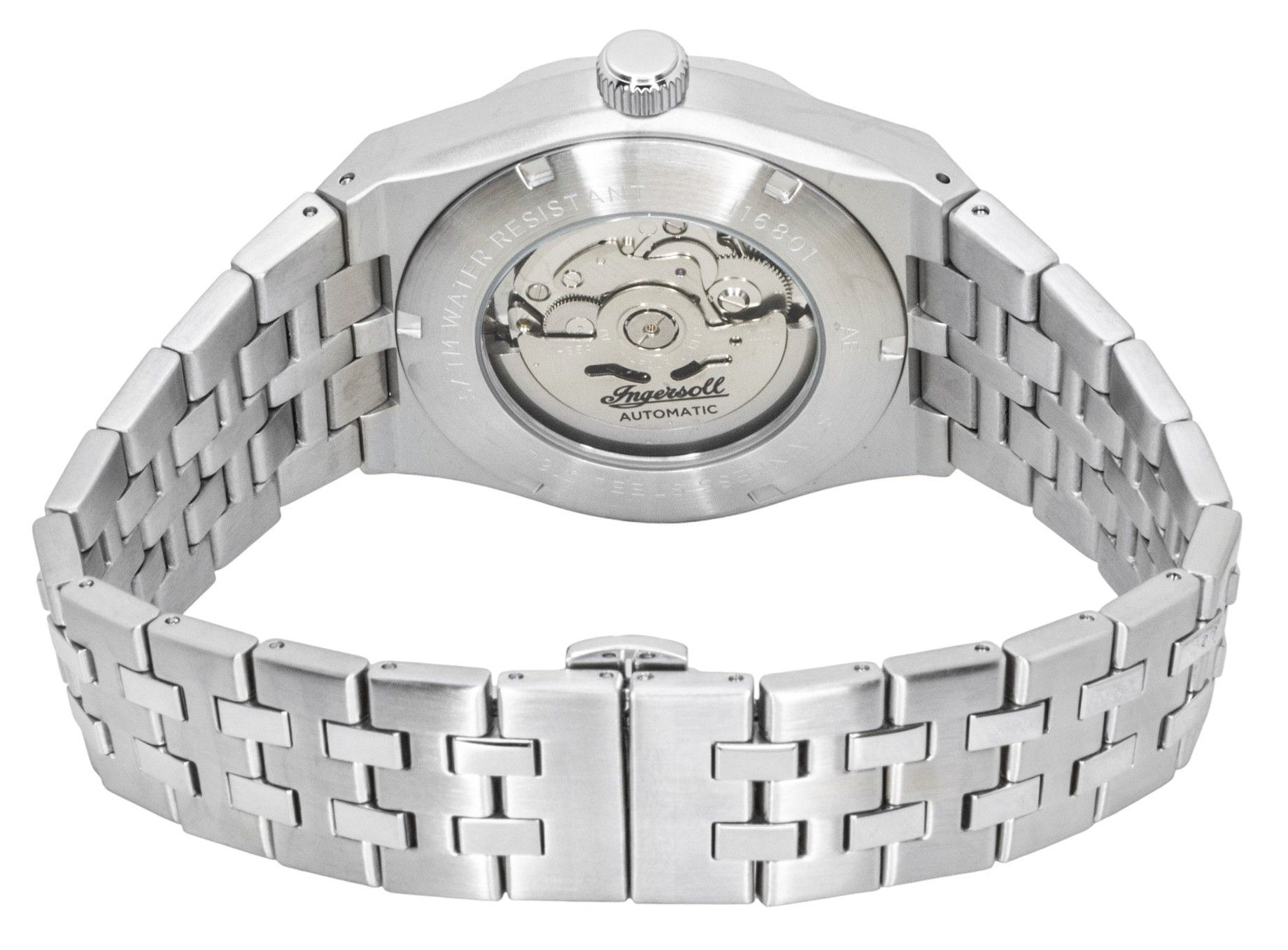 Ingersoll The Rider Stainless Steel Black Dial Automatic I16801 Men’s Watch - I16801