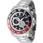 Invicta Pro Diver Stainless Steel Black Dial Black And Red Coke Bezel Automatic Diver's 47302 300M Men's Watch