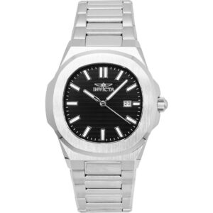 Invicta Speedway Stainless Steel Black Dial Quartz 48319 Men's Watch