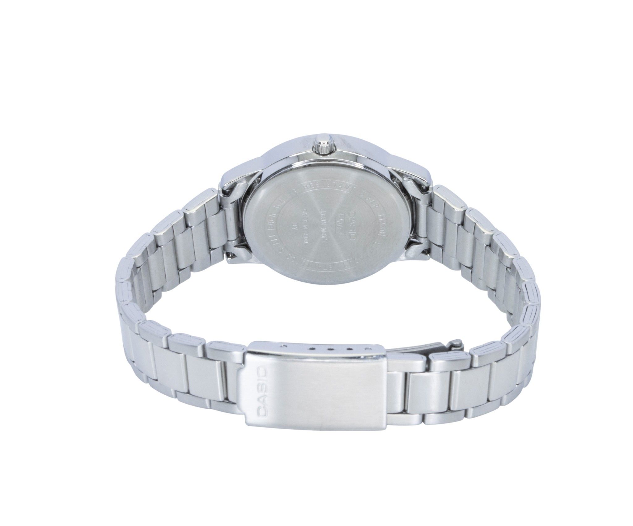 Casio Analog Stainless Steel Silver Dial Quartz LTP-1303DD-7AV Women's Watch