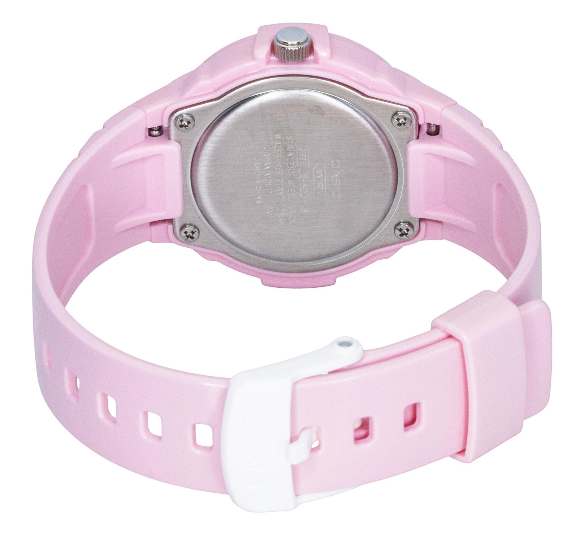 Casio Analog Bio-Based Resin Strap White Dial Quartz LX-800H-4AV 100M Women's Watch