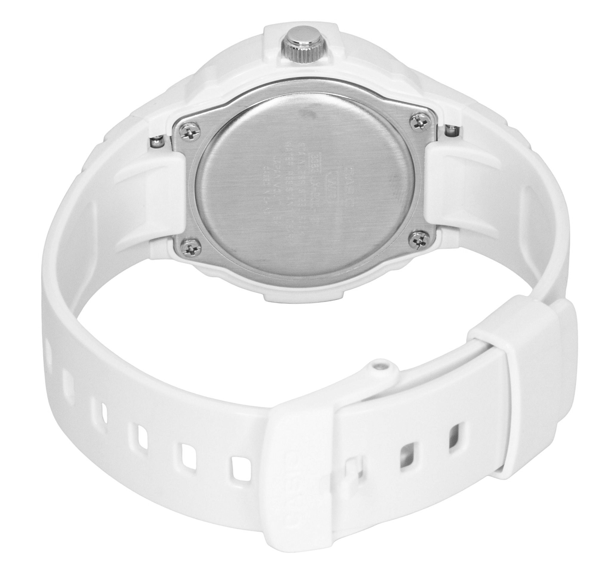 Casio Analog Bio-Based Resin Strap White Dial Quartz LX-800H-7A1V 100M Women's Watch