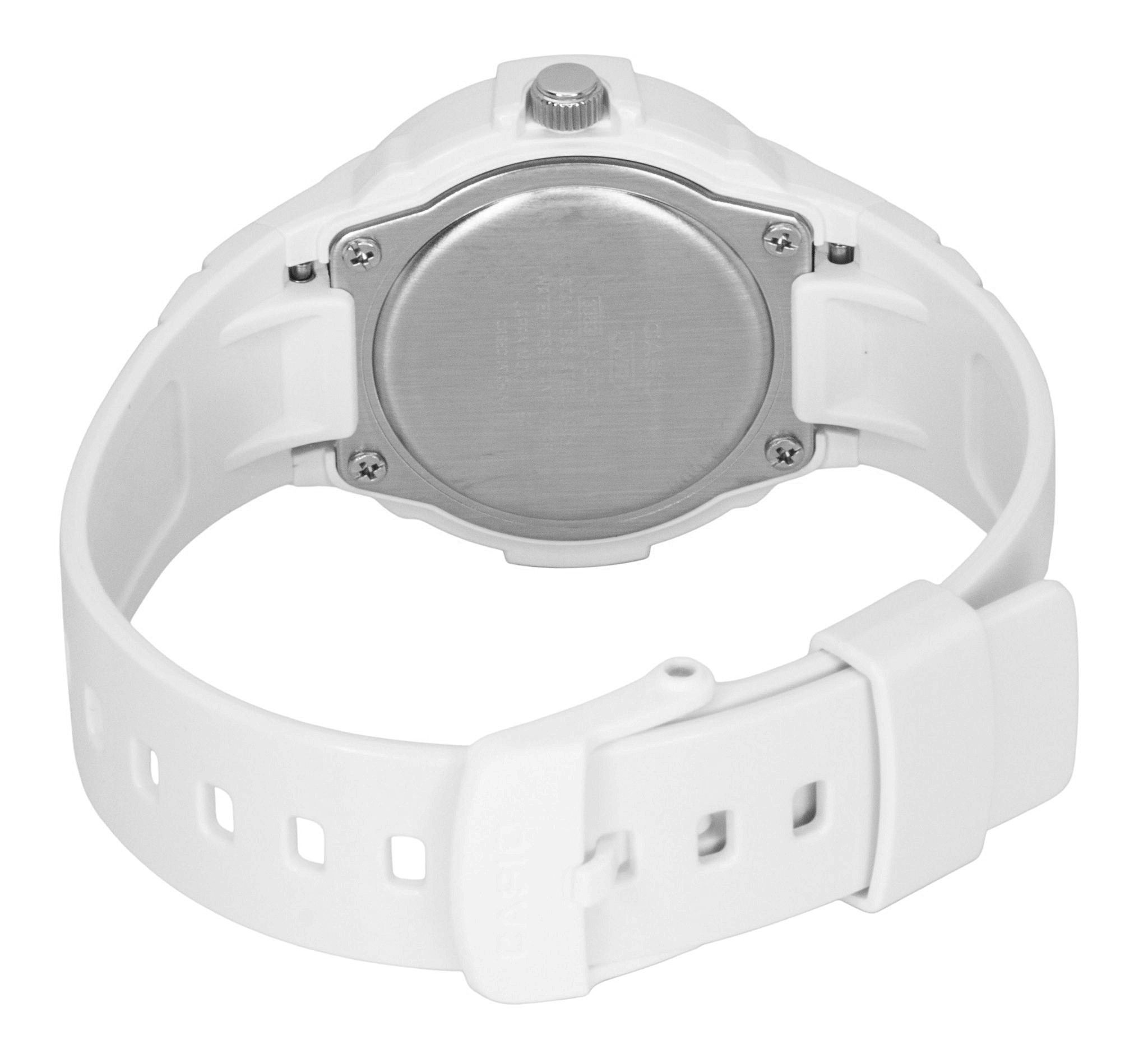 Casio Analog Bio-Based Resin Strap White Dial Quartz LX-800H-7A2V 100M Women's Watch