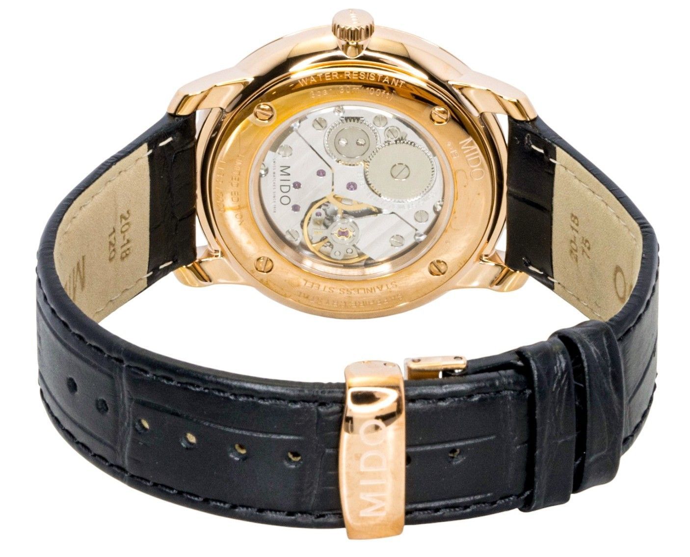 Mido Baroncelli Limited Edition Leather Black Dial Automatic M037.405.36.050.00 Men's Watch