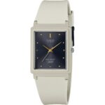 Casio POP Analog Beige Resin Strap Black Dial Quartz MQ-38UC-8A Women's Watch