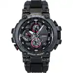 Casio G-Shock MT-G Analog Smartphone Link Resin Strap Black Dial Solar MTG-B1000B-1A 200M Men's Watch