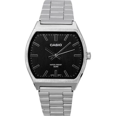 Casio Standard Analog Stainless Steel Black Dial Quartz MTP-B140D-1A Men's Watch