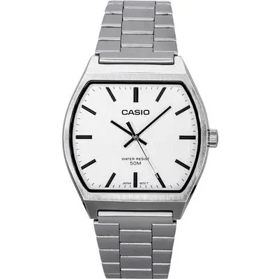 Casio Standard Analog Stainless Steel White Dial Quartz MTP-B140D-7A Men's Watch