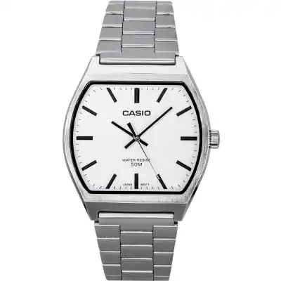 Casio Standard Analog Stainless Steel White Dial Quartz MTP-B140D-7A Men's Watch