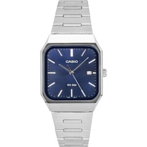 Casio Standard Analog Stainless Steel Blue Dial Quartz MTP-B185D-2A1V Men's Watch