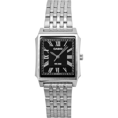 Casio Standard Analog Stainless Steel Black Dial Quartz MTP-B190D-1BV Men's Watch