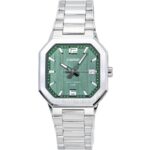 Casio Analog Stainless Steel Green Dial Quartz MTP-B195D-3AV Men's Watch