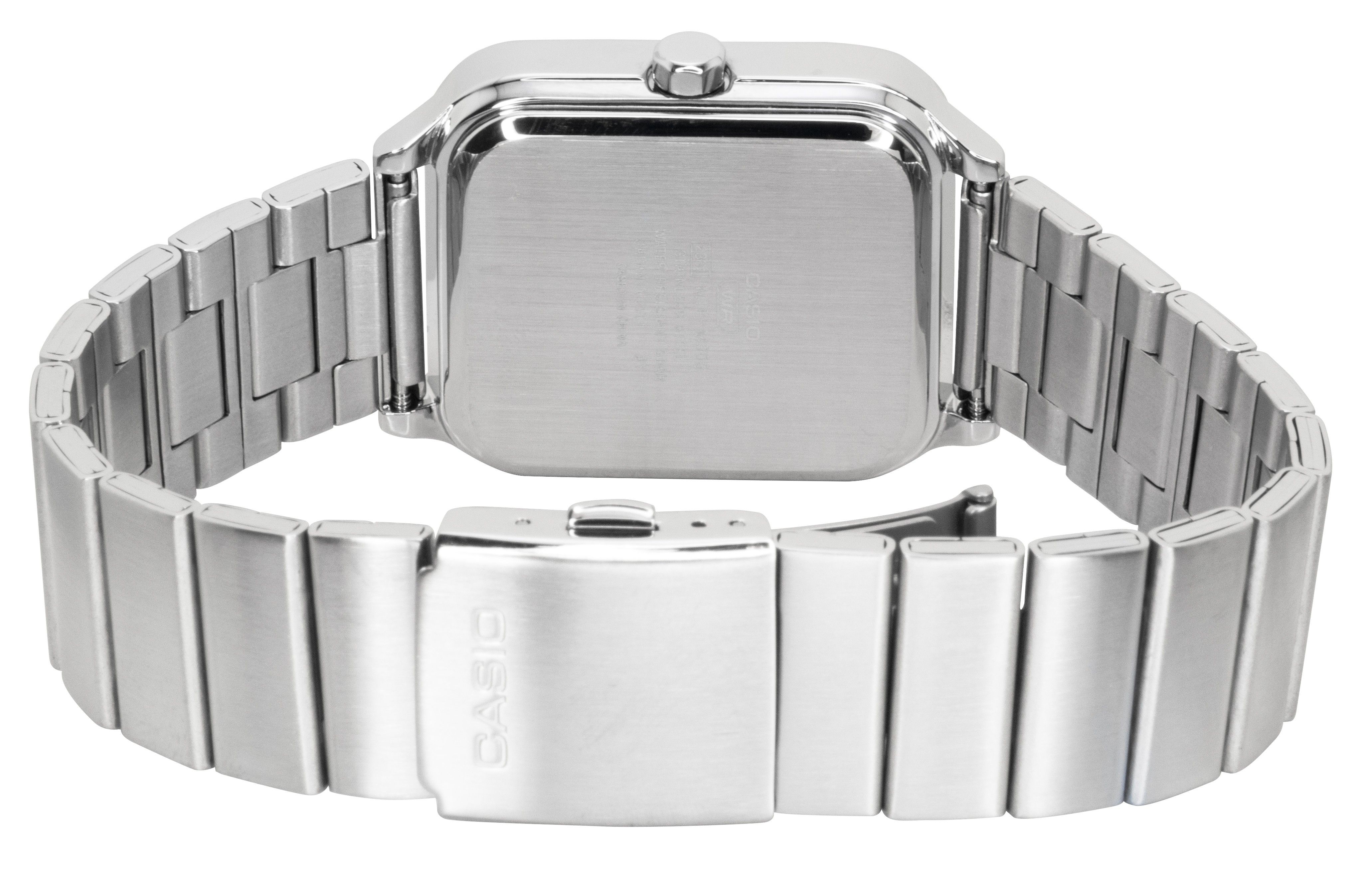 Casio Standard Analog Stainless Steel White Dial Quartz MTP-M306D-7AV Men's Watch