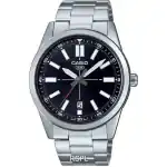 Casio Classic Analog Black Dial MTP-VD02D-1E MTPVD02D-1 Men's Watch