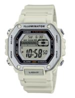 Casio Standard Digital White Resin Strap Quartz MWD-110H-8AV 100M Men's Watch