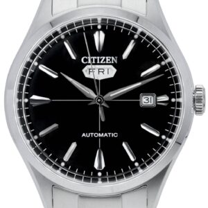 Citizen C7 Series Stainless Steel Black Dial Automatic NH8391-51E Men's Watch