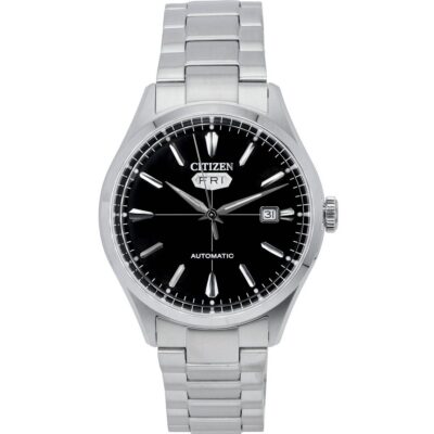 Citizen C7 Series Stainless Steel Black Dial Automatic NH8391-51E Men's Watch