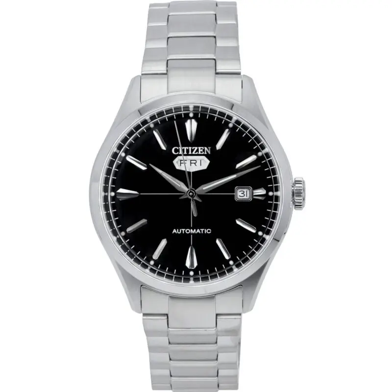 Citizen C7 Series Stainless Steel Black Dial Automatic NH8391-51E Men's Watch