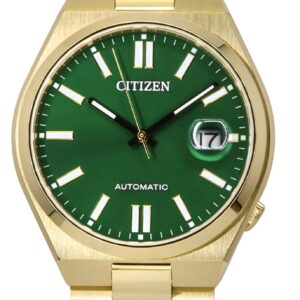 Citizen Tsuyosa Gold Tone Stainless Steel Green Dial Automatic NJ0152-51X Men's Watch