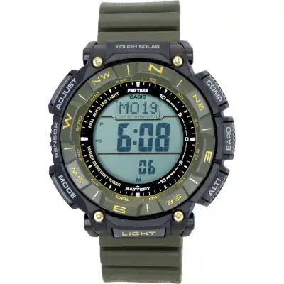 Casio Pro Trek Digital Bio-Based Resin Strap Solar PRG-340ANS-3 100M Men's Watch