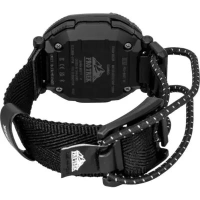 Casio Pro Trek Analog Digital Smartphone Link Fabric Strap Black Dial Solar PRJ-B001B-1 100M Men's Watch