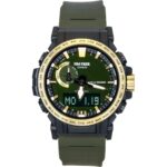 Casio Pro Trek Analog Digital 30th Anniversary Bio-based Resin Strap Green Dial Solar Prw-61ans-3 100m Men's Watch