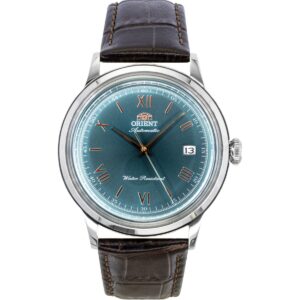 Orient Classic Leather Strap Green Dial Automatic RA-AC0023E Men's Watch