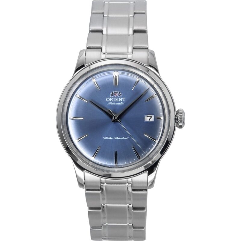 Orient Bambino Stainless Steel Light Blue Dial Automatic RA-AC0M10L Men's Watch