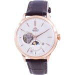 Orient Sun & Moon Phase Open Heart Dial Automatic RA-AS0102S10B RA-AS0102S30B Men's Watch